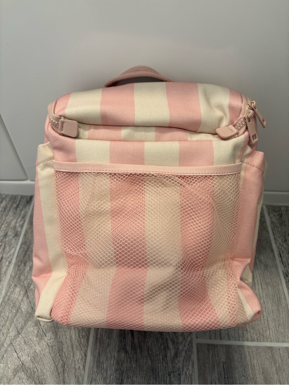 Poppy & Peonies Pink Stripe Women's Lunchbox - Picture 2 of 3